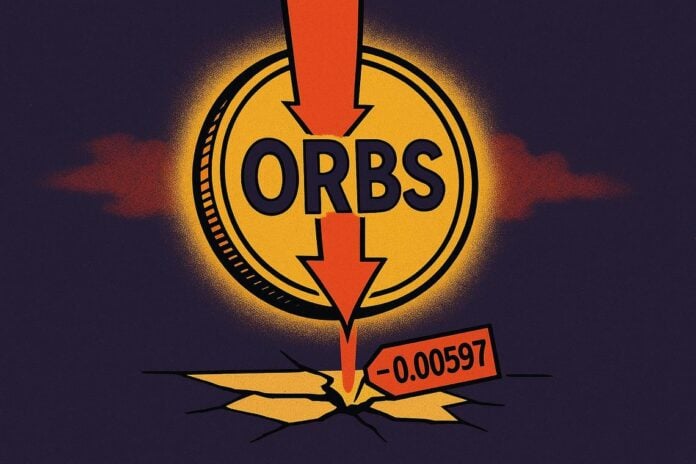 ORBS price drop